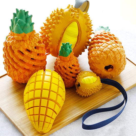 Funny Fruits Shape Dog Toy Pet Teeth Clean Molar Teeth Chew Bite Pet Toys Pets Products Gift-0
